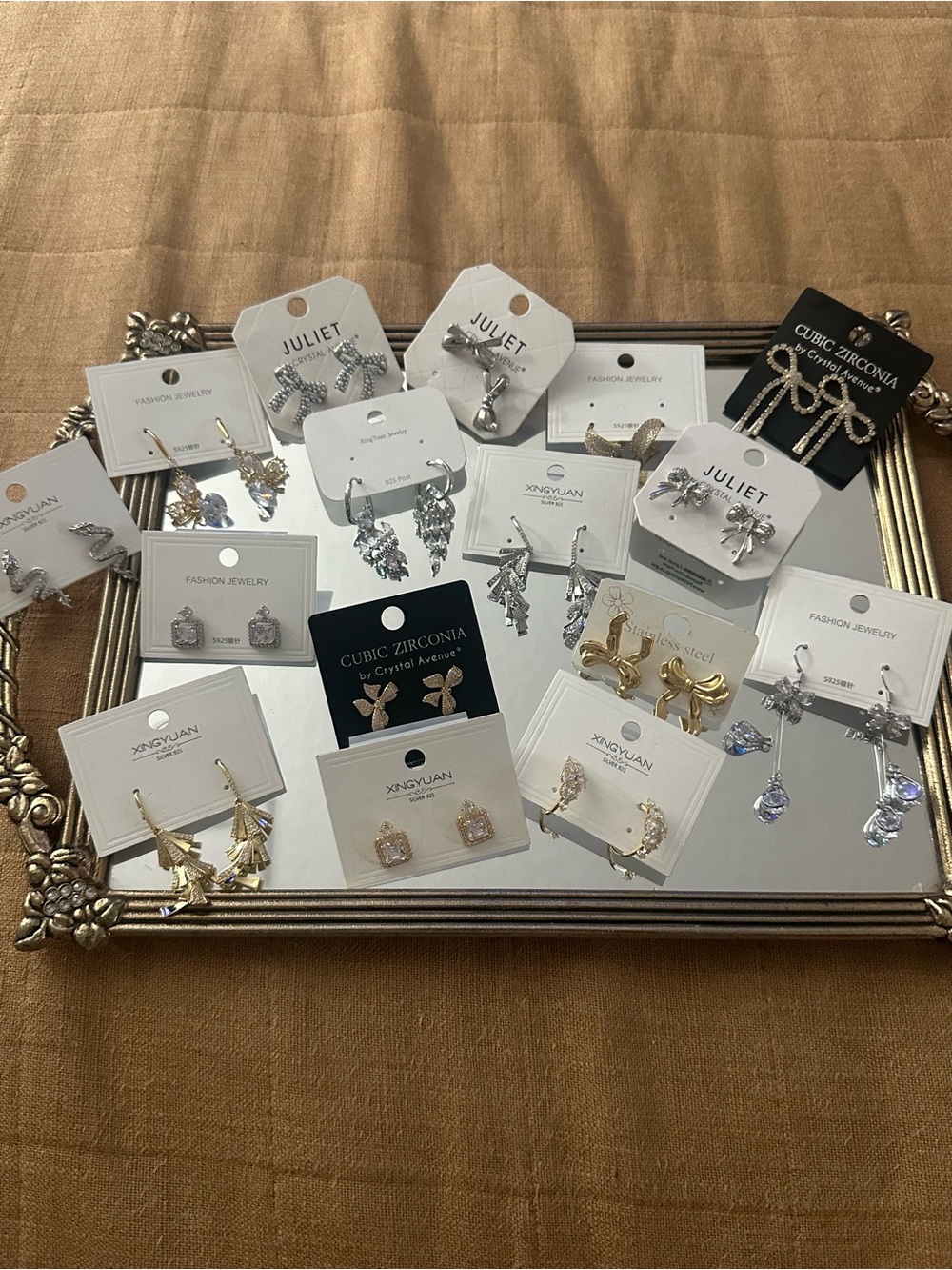 Assorted Gold and Silver Fashion Earrings - Multiple Styles
